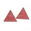 red triangular reflectors set