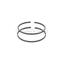 Massey Ferguson, Landini IPTO sealing rings, pack of 2 (OEM : 1866260M1)
