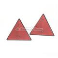 red triangular reflectors set