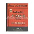 FARMALL F235D user´s manual