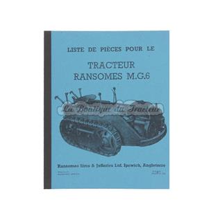 RANSOMES MG6 spare parts manual