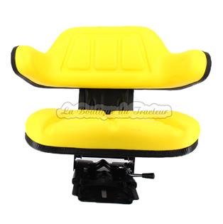 John-Deere yellow complete seat