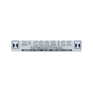 Autocollant Mc Cormick International fabriqué en France (unité)