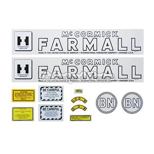 Jeu d´autocollants Mc Cormick Farmall BN (12 pièces)