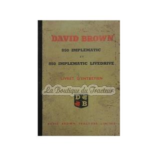 David Brown 850 user´s manual