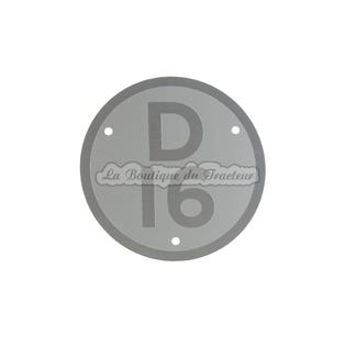 Plate for Renault tractors model D16