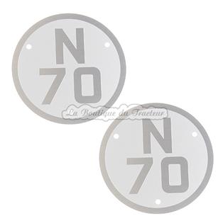 Plates for Renault tractors model N70 (pair)