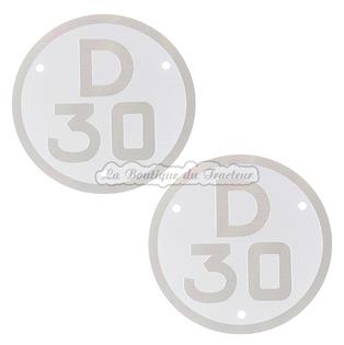 Plates for Renault tractors model D30 (pair)
