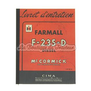 FARMALL F235D user´s manual