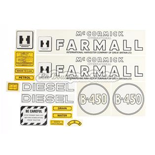 IHC, B450 FARMALL decal set