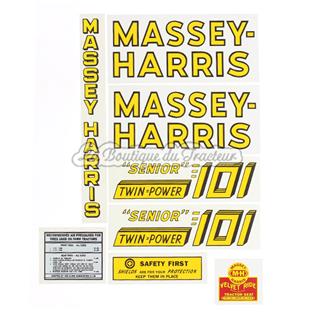 decal set MASSEY-HARRIS 101 SENIOR