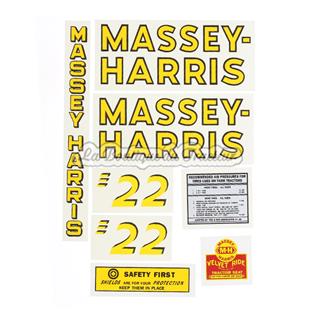 decal set MASSEY-HARRIS 22