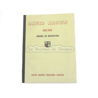 Repair Manual David Brown 850 and 950