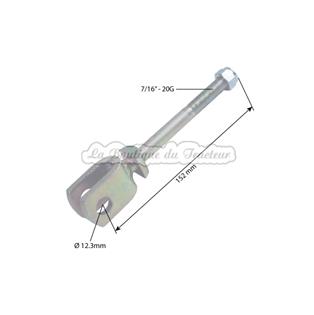 Brake rod for tractors MF65, 155-> 178. Replaces the OEM number: 184334M1.