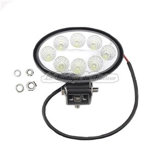 1760 Lumens oval LED work light for all types of tractors.