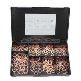 O´ring kit copper 400 pcs Metric