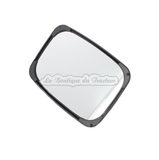 Reversible rectangular convex mirror (R / L) 328 x 238mm for Case IHC, Massey Ferguson and John Deere tractors.