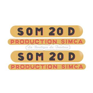 decal set SOMECA 20 D