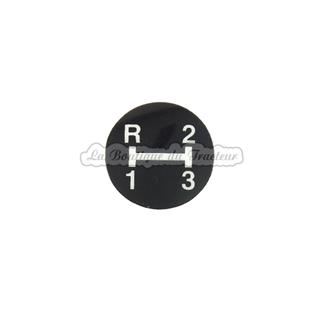 gear knob 1-2-3 decal