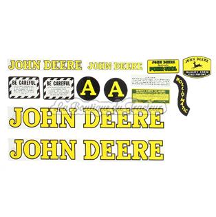 decal set JOHN-DEERE A dernier modèle