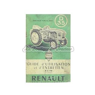 RENAULT D35 user´s manual