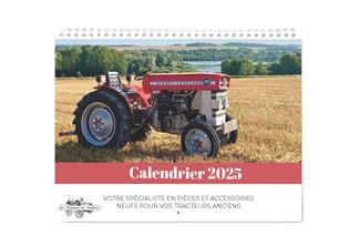 Calendrier de La Boutique du Tracteur 2025 Grand Format