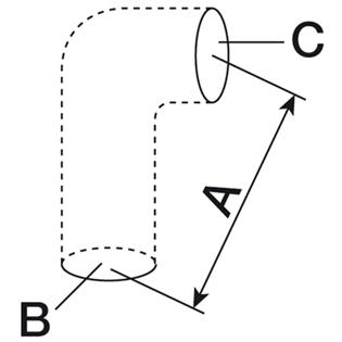 IH B275 top hose